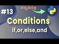 Conditional Functions in Python A Beginner s Guide in kannada Lesson 13