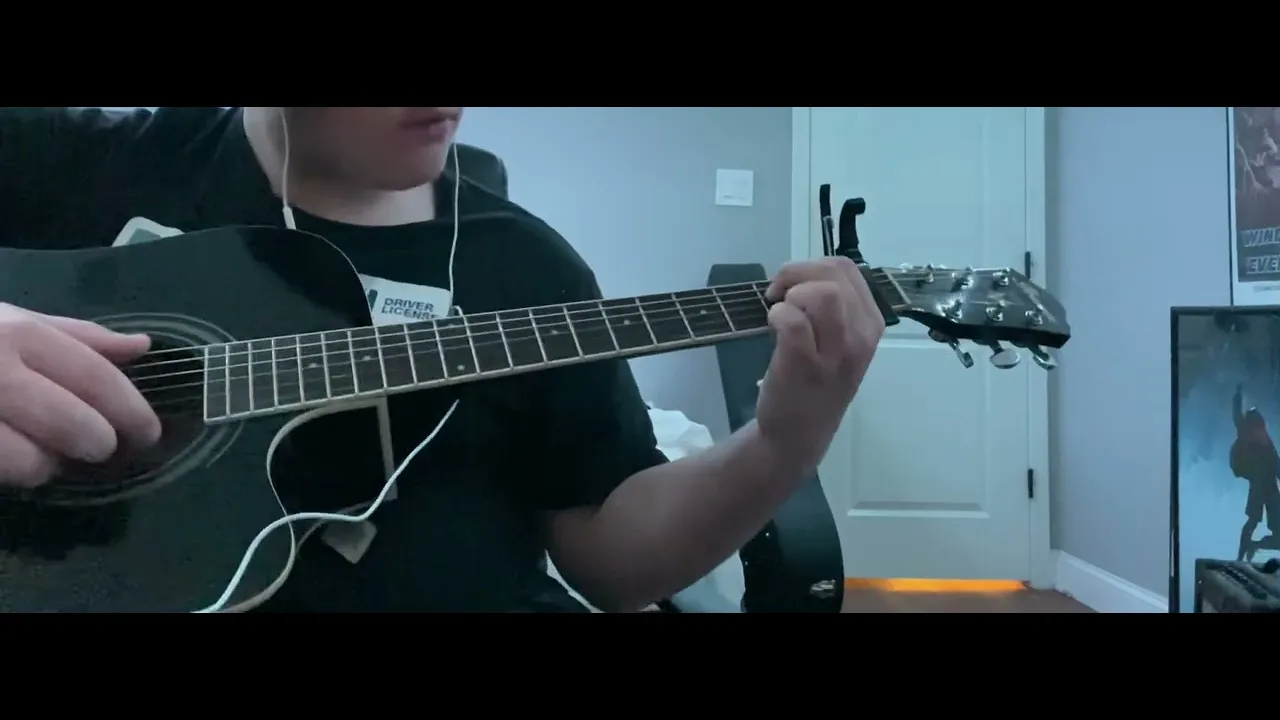 How to play outer space by juice wrld on guitar