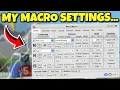 How I MACRO In BEE SWARM SIMULATOR Macro Settings UPDATED