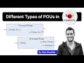 What Are the Different Types of POUs Available in CODESYS
