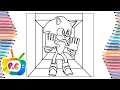 SONIC vs Poppy Playtime Chapter 2 Sonic 2 coloring pages Elektronomia JJD - Free NCS Release