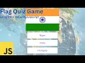 How to create flag quiz game using html css and javascript Flag Quiz App using javascript