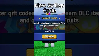 New 20 Minute 2x EXP Code Bloxfruits 