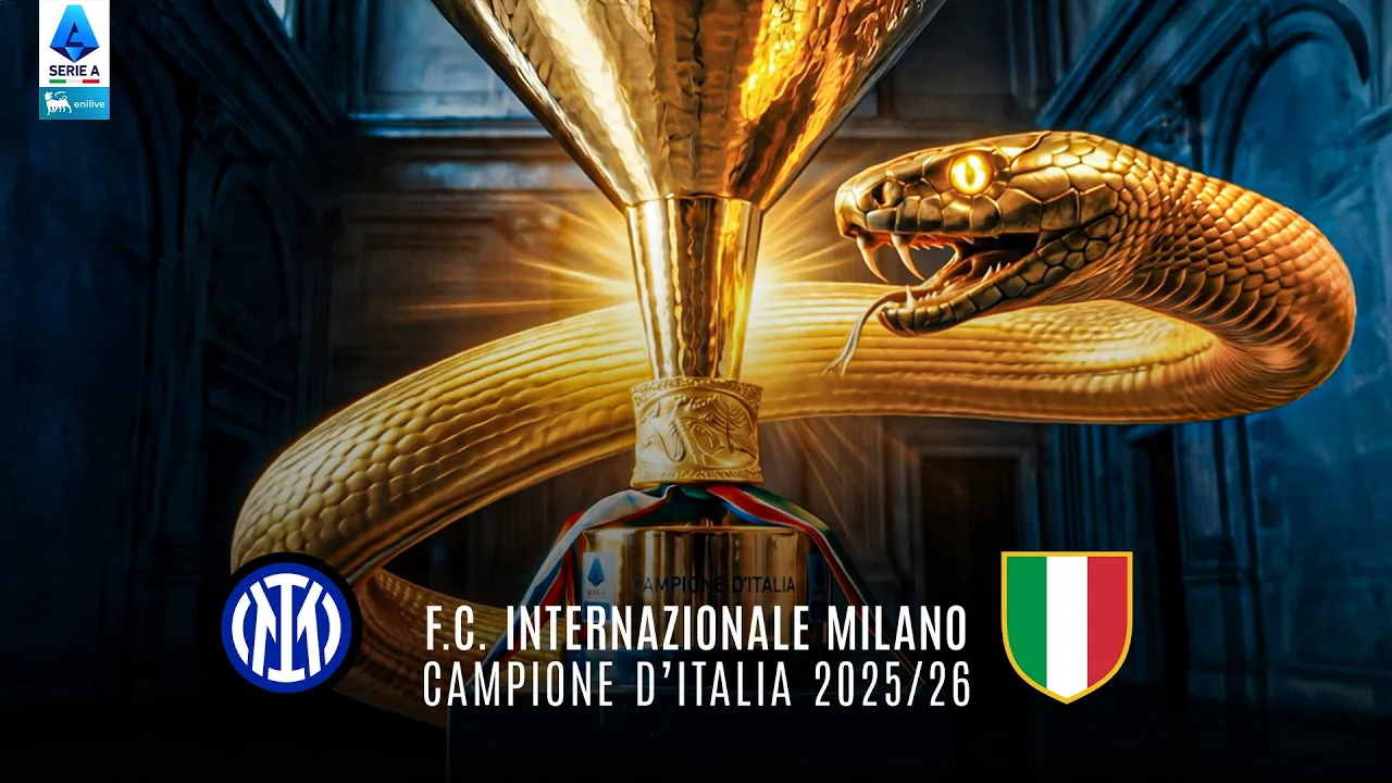 The Snake Turns Gold: Inter Are Champions of Italy 2025/26 | Serie A 2025/26
