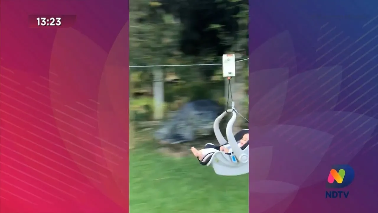 Vovô de Brusque viraliza ao montar ‘engenhocas’ para neto bebê