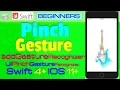 IOS 11 Swift 4 Beginners Tutorial Pinch Gesture Tutorial UIPinchGestureRecognizer