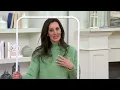 Cella Mobile Wardrobe Organizer with Basket and Shelf on QVC
