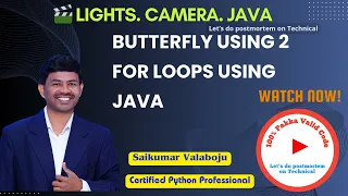 2 Butterfly Pattern in Java Using Only 2 Loops Simple Java Pattern Program