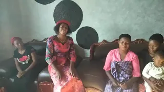 veronica kimondo akiwa mkoani mbeya pamoja na familia ya sifaeli mwabuka 