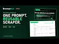 BrowserAct Turn One Prompt Into a Reusable Web Scraper