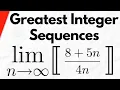 Prove Sequence Limits with Greatest Integer Function Real Analysis Exercises