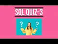 SQL Quiz-3 SQL Tutorial for Beginners