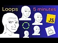 Loops in JavaScript for while forEach