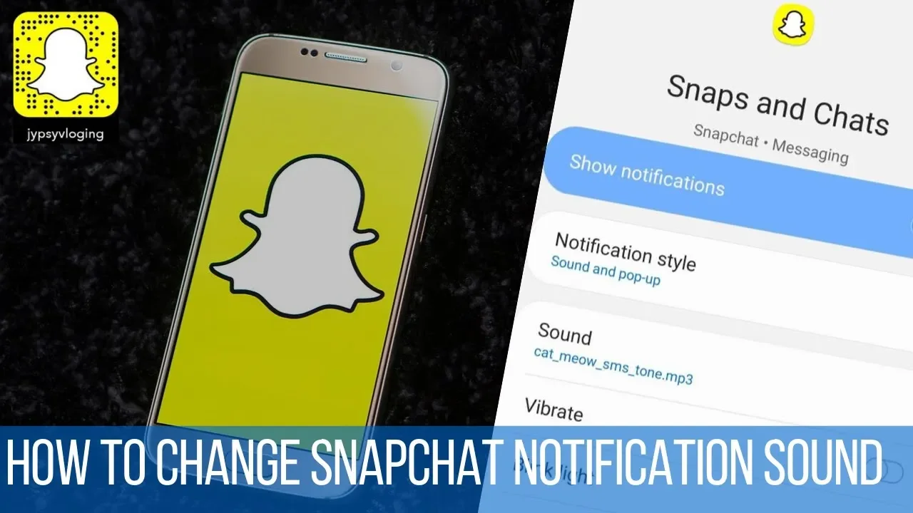 How to change snapchat notification sound