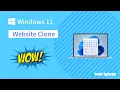 Windows 11 Website Clone Using HTML CSS