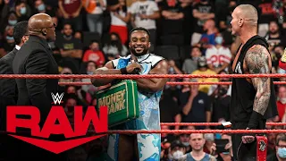 big e taunts bobby lashley and randy orton with money in the bank contract raw sept 13 2021