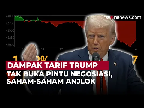 Trump Tak Buka Pintu Negosiasi Tarif Meksiko dan Kanada, Saham Anjlok