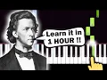 Download Lagu Chopin - Nocturne Op. 9 No. 2 - EASY Piano tutorial