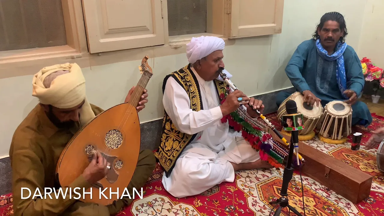 Musical instruments Pakistan flute alghoza