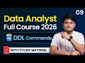 Data Analytics Full Course 2026 Part 09 Data Analyst Course SQL DDL Top VarSity