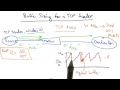 Buffer Sizing for a TCP Sender