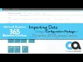 Import Data into Dynamics 365 Business Central with a Configuration Package
