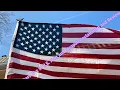 U S Flag Annin Flagmakers 3 x 5 and Flagpole review and installation