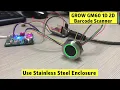 GROW GM60 Stainless Steel LED Control Ring Light UART Bar Code QR Code Barcode Reader Module