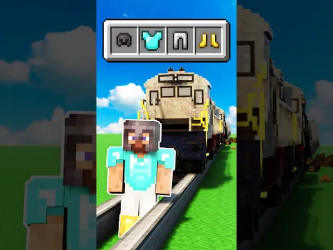 Steve Random Armor vs Train