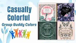 Group Buddy Color Details Picking Our First Coloring Pages Hanna Karlzon Maria Trolle