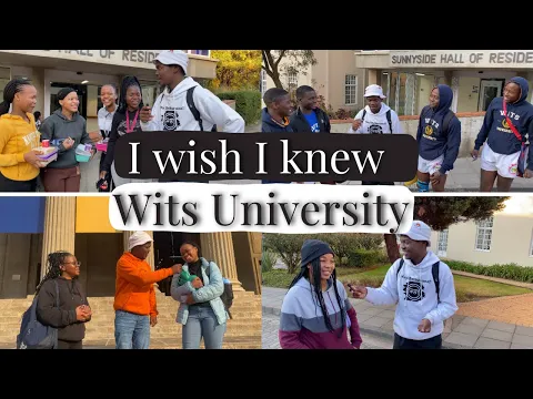 Download MP3 THINGS I WISH I KNEW BEFORE COMING TO WITS UNIVERSITY