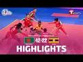 Highlights | 𝐁𝐚𝐧𝐠𝐥𝐚𝐝𝐞𝐬𝐡 𝐯𝐬 𝐔𝐠𝐚𝐧𝐝𝐚 | Women's Kabaddi World Cup Bangladesh 2025 | T Sports