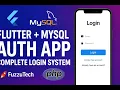 Build Flutter Login Register App with MySQL PHP Complete Authentication System