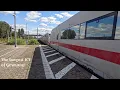 The full 410 meters of ICE 2, Baureihe 402 powers away from Wolfsburg Hbf! - Departure -