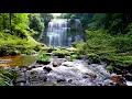 Download Lagu Cascade \u0026 Stream flowing in the Forest. Mountain Stream Nature Sounds for Sleep and Relaxation.