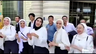 يادنيا سمعانى سمعانى بصوت فرقة طلاب جامعة اول يوم كلية دندنها