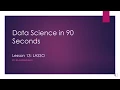 Data Science in 90 Seconds - Lesson 13 LASSO
