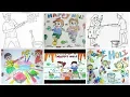 Download Lagu Happy holi drawing ideas for kids | Holi drawing ideas collection |