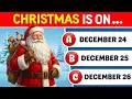 Lagu Christmas Quiz Challenge 🎅✨ Can You Pass This 30 Questions Challenge?
