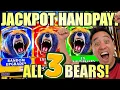 SURPRISE JACKPOT HANDPAY NEW TO ME BEAR COUNTRY POWER PACK Slot Machine INCREDIBLE TECH