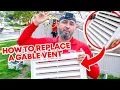 Replacing a Gable Vent Step-by-Step like a PRO