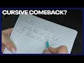 Cursive comeback NJ lawmakers push to bring handwriting back to classrooms