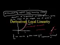 Linearization Differentiability and Local Linearity Intuition