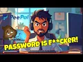 PayPal-oplichter wordt woedend als ik hem het wachtwoord geef.