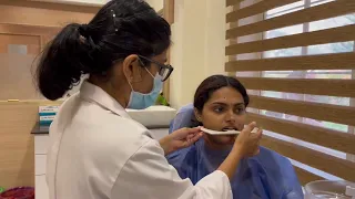 Extra Oral Examination Occlusal Cant Using Fox Plane