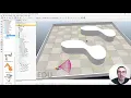 Demonstration of a Bug Type-II Algorithm CoppeliaSim V-REP