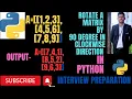 Python Rotate Matrix 90 degrees clockwise LeetCode 48 Interview Question