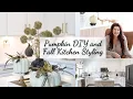 Pumpkin Decorating Ideas 2021 Stone Pumpkin and Fall Decorating