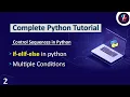 Python Tutorial in Hindi if elif else Statement in Python Python Tutorial for Beginners in Hindi