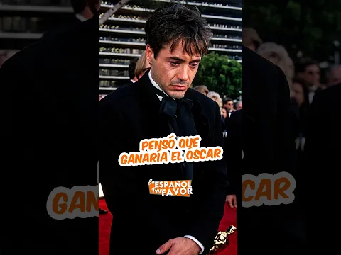 Perder el Óscar dañó el ego de Robert Downey Jr.  😳